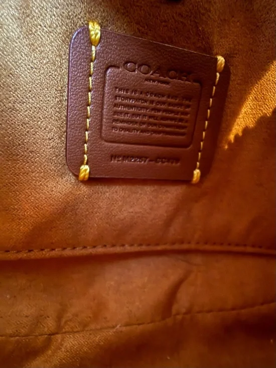 COACH Luna Crescent Shoulder Bag - Picture 7 of 8
